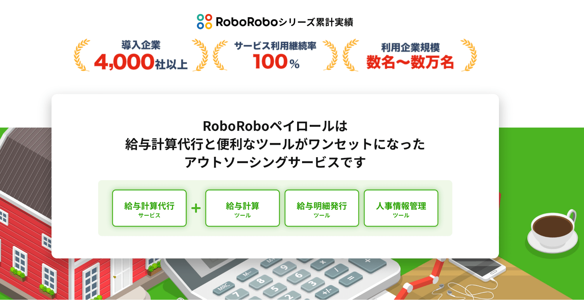 RoboRoboペイロールの特徴